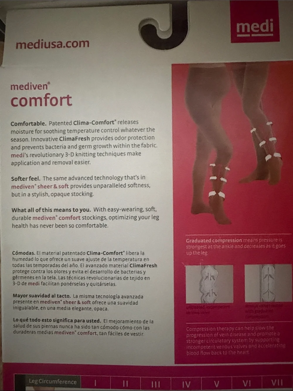 Comfort Medical Compression Pantyhose — Nude (Beige)